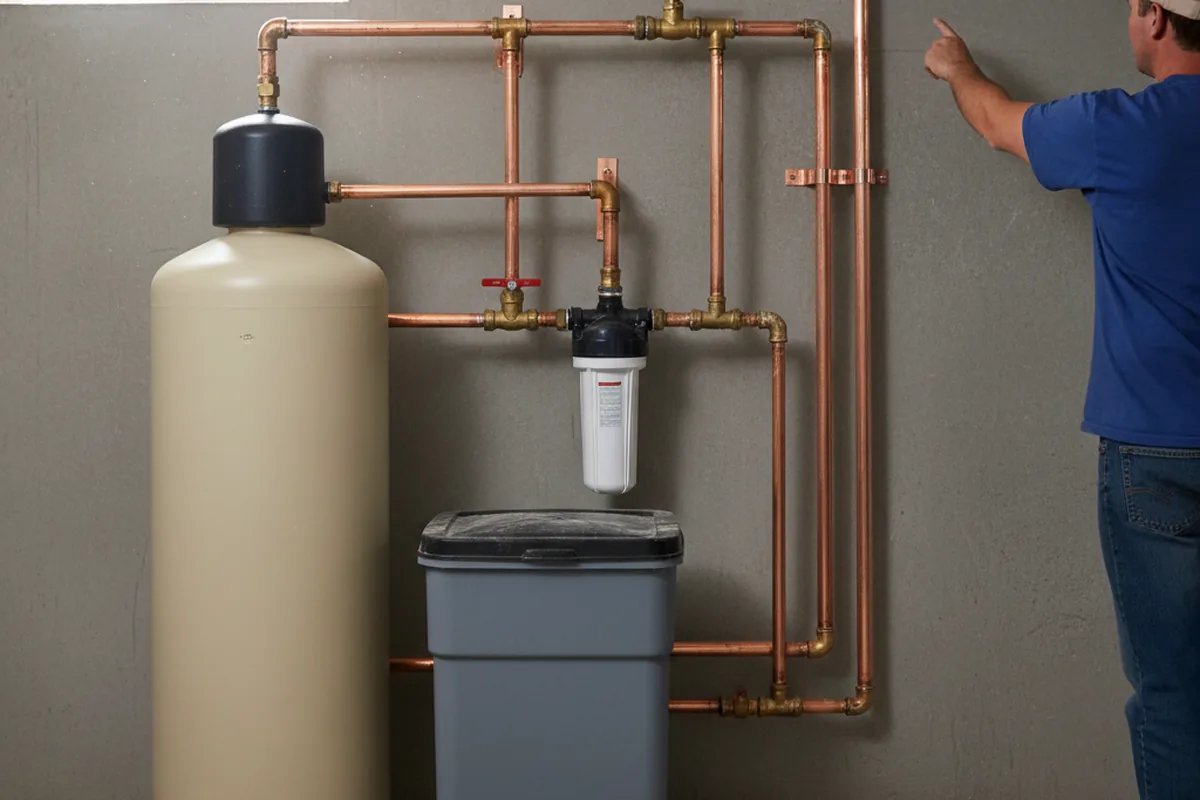 Whole-house water treatment system installed in Woodward